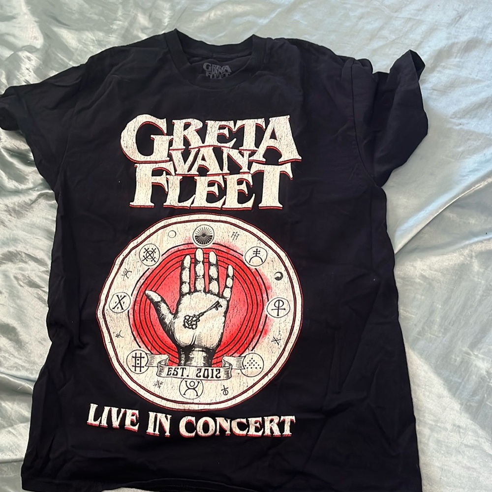 Greta Van Fleet Black Merch Tee